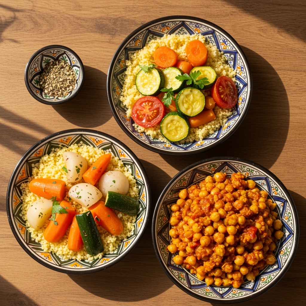 Couscous express végétarien en trois variantes