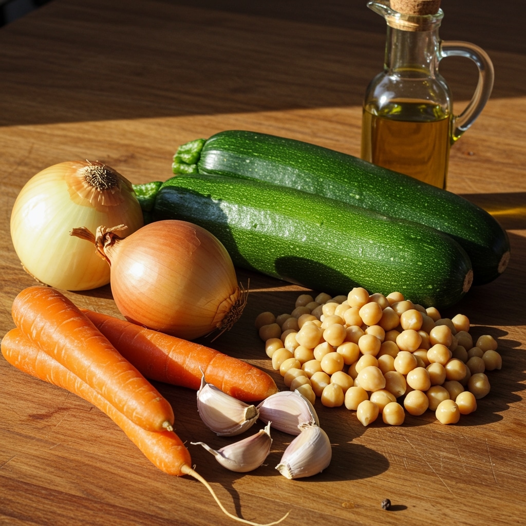  Ingrédients frais pour recette végétarienne Cookeo
