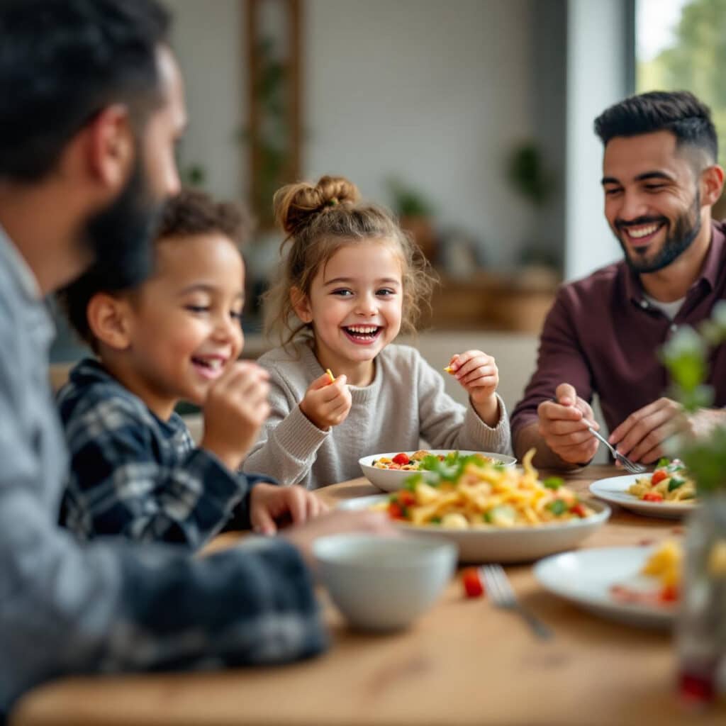 repas végétarien rapide pour toute la famille