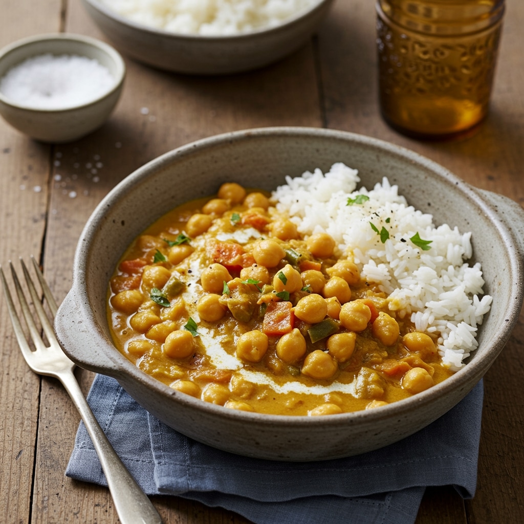 Curry minute aux pois chiches