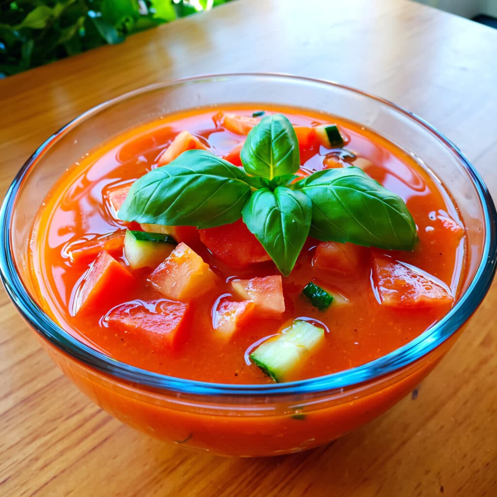 Soupe froide gaspacho express