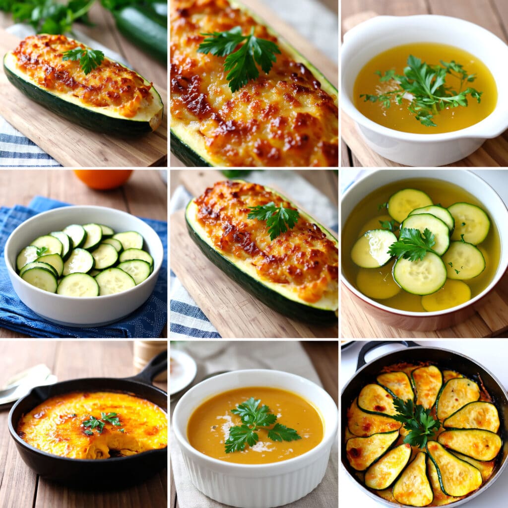 8 Recettes à base de courgette faciles et végétariennes