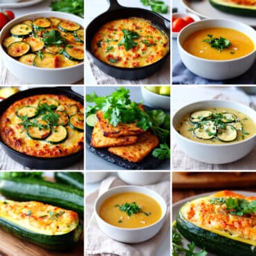8 recettes végétariennes à base de courgette