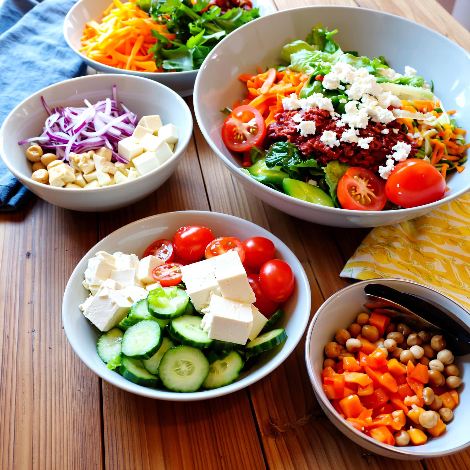 ecette de salade grecque rapide et végétarienne