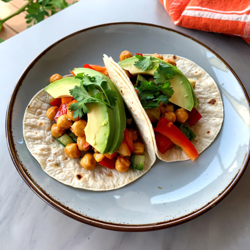 Tacos végétariens rapides sans viande