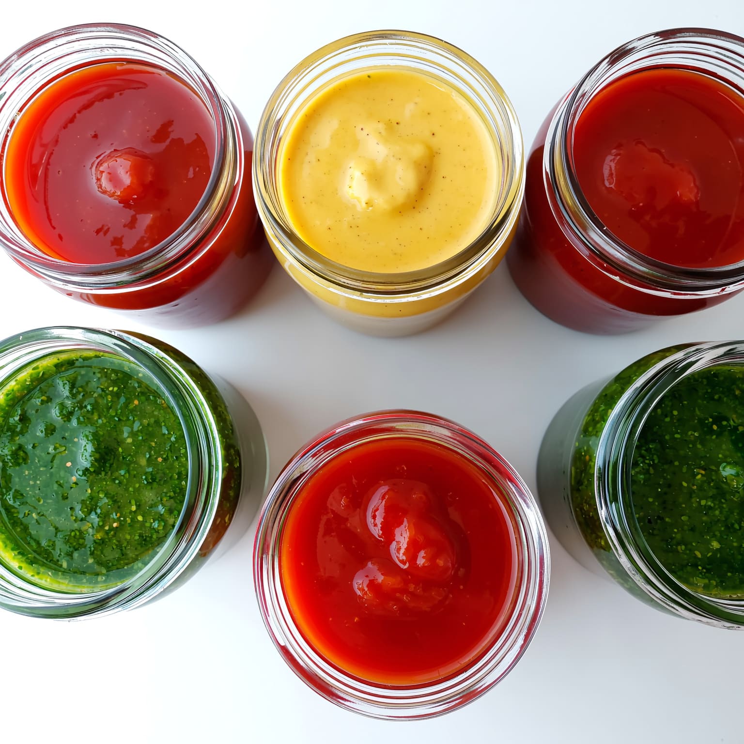Bocaux de sauces maison pour batch cooking