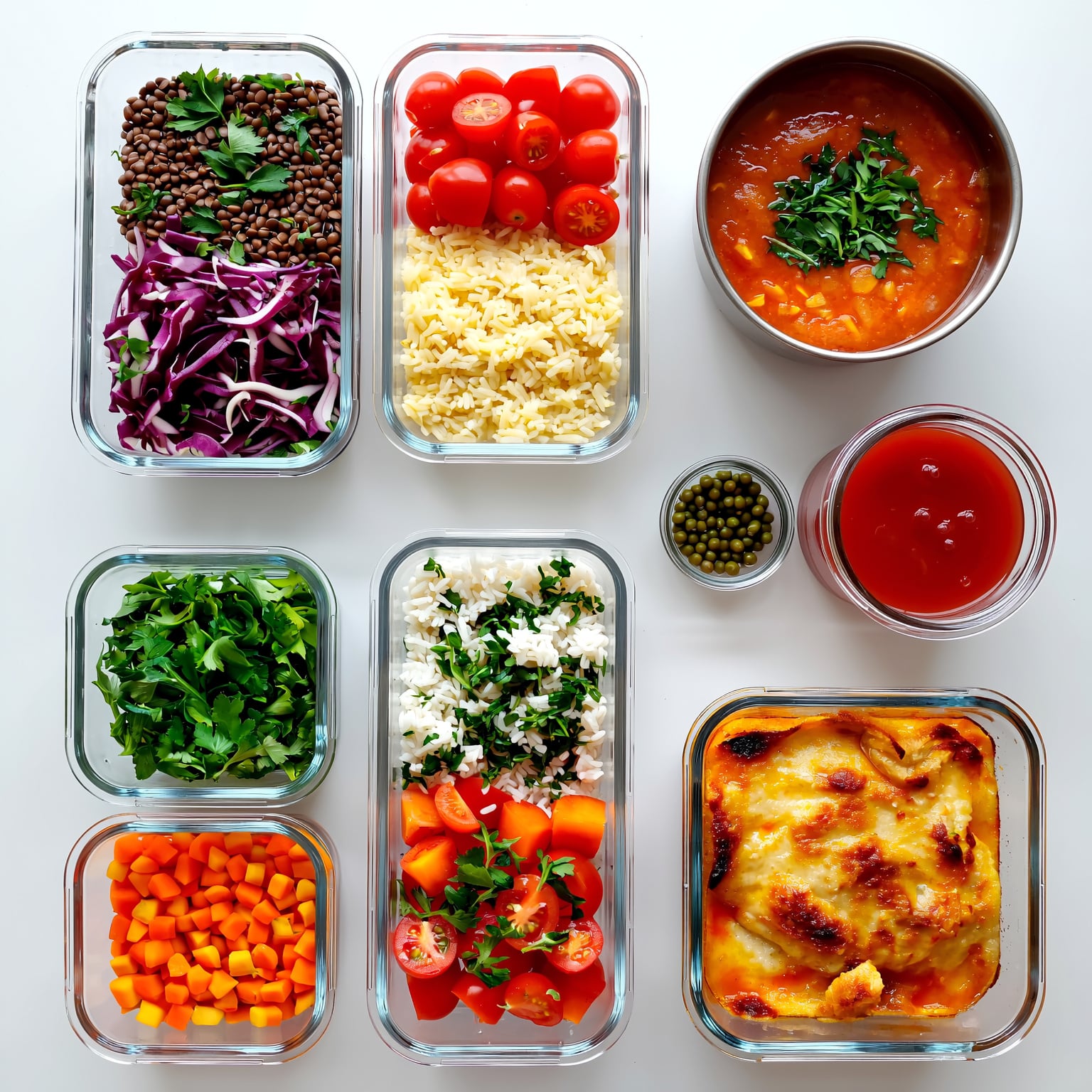 Batch cooking végétarien pour organiser 5 jours de repas