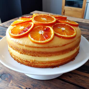 Gâteau à l’orange végétarien parfumé