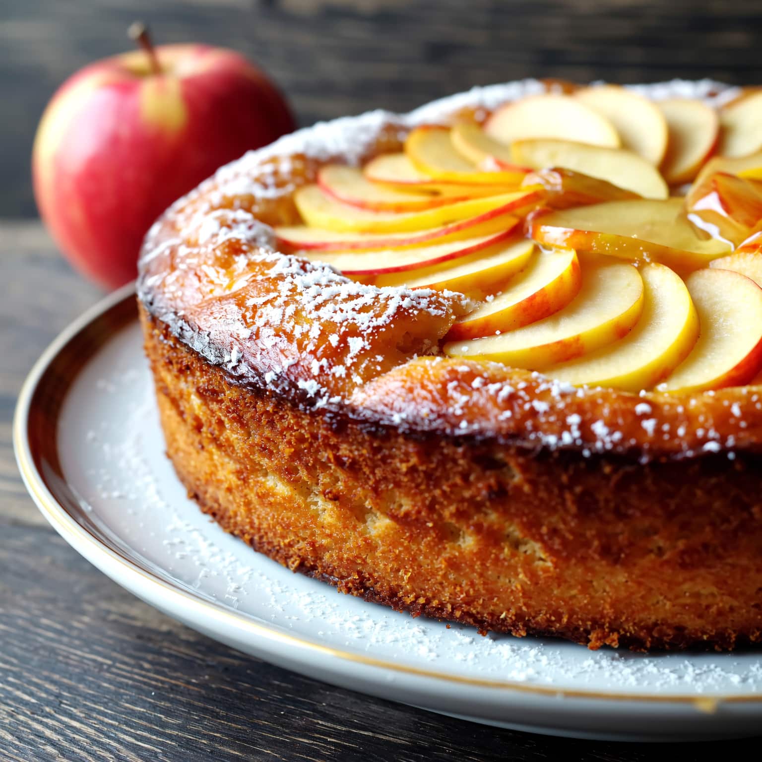 Gâteau aux pommes – Recette végétarienne facile