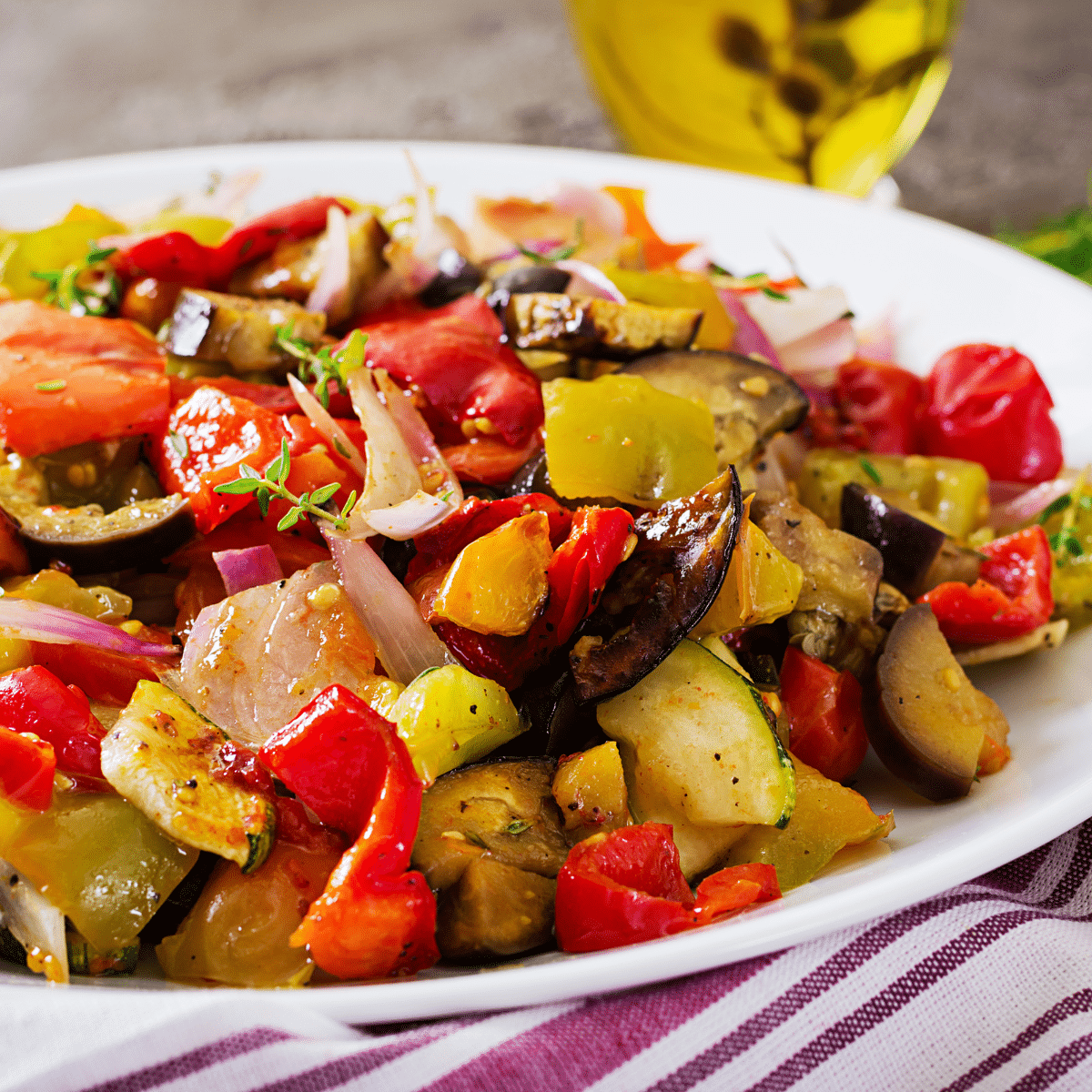 Légumes rôtis pour batch cooking végétarien