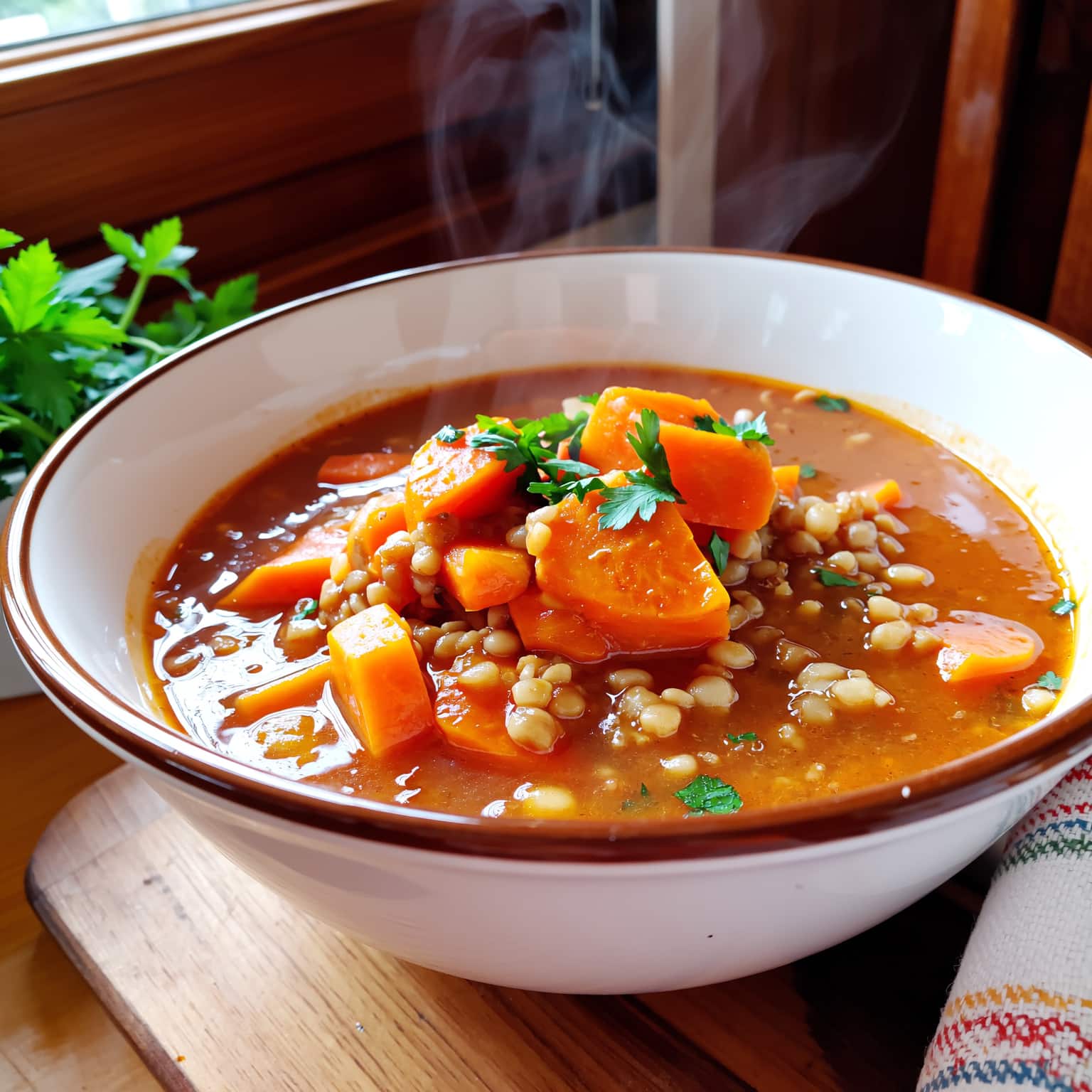 Ragoût de lentilles et carottes – Recette végétarienne