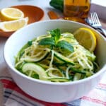 Salade crue courgette-citron – Recette fraîche et rapide
