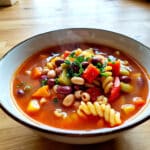 Soupe minestrone – Recette italienne végétarienne