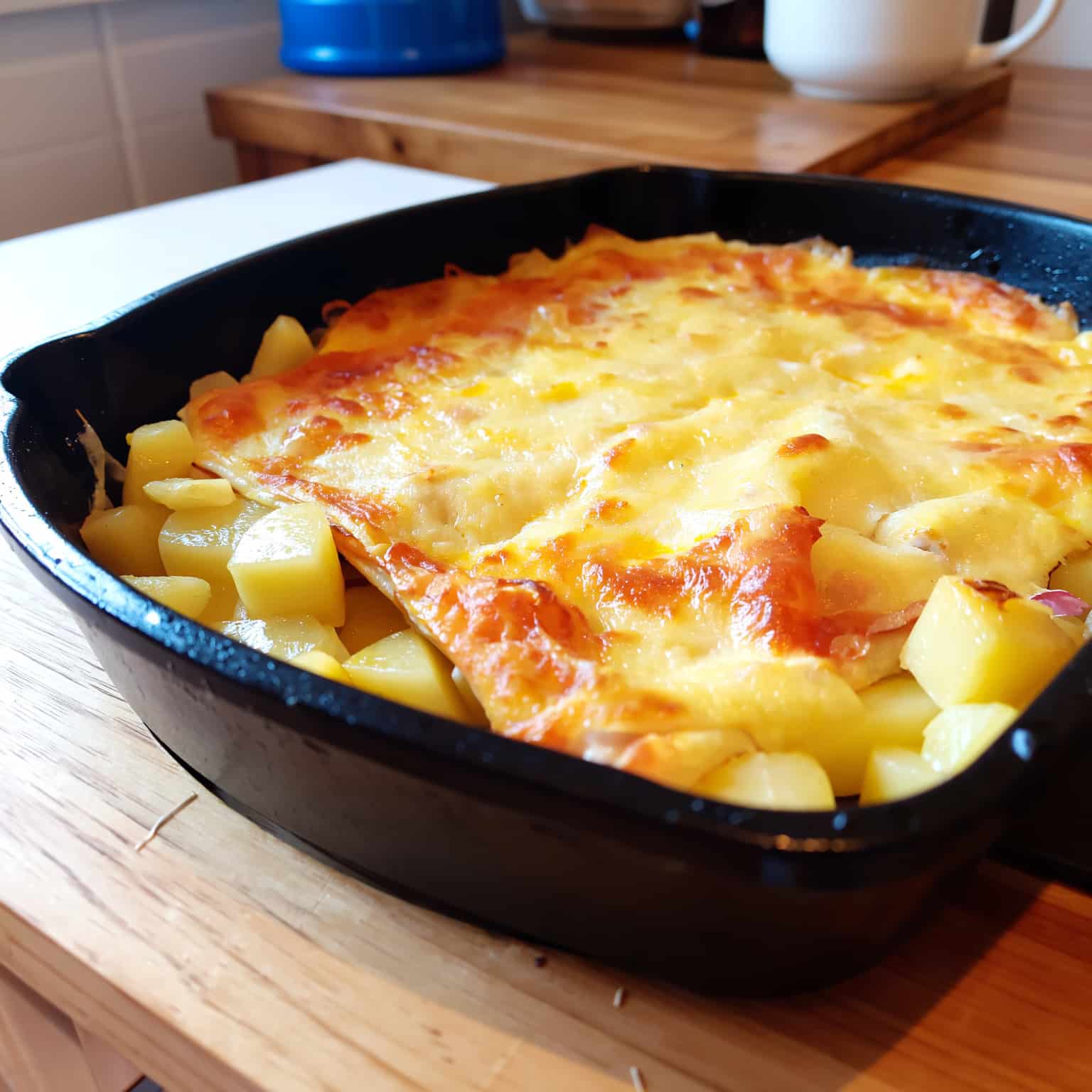 Tartiflette végétarienne – Recette savoyarde sans viande