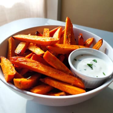 Frites de butternut au four croustillantes et dorées