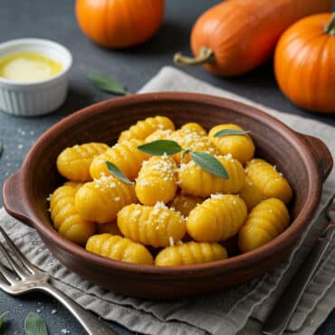Gnocchis de butternut maison dorés et moelleux