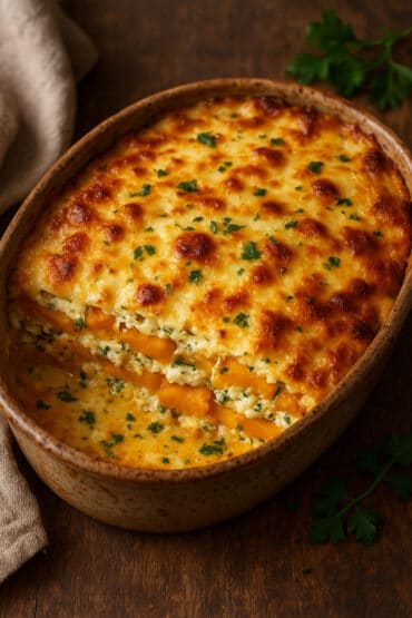 Lasagnes au butternut dorées et fondantes