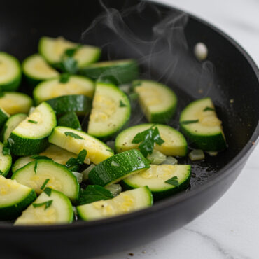 Poêlée légère de courgettes sautées, recette minceur rapide